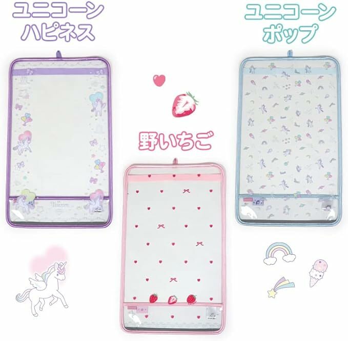 【日本 Mother Garden】 防水書包套系列- 繽紛獨角獸、幸福獨角獸、優雅天鵝 (24 x 29 cm)