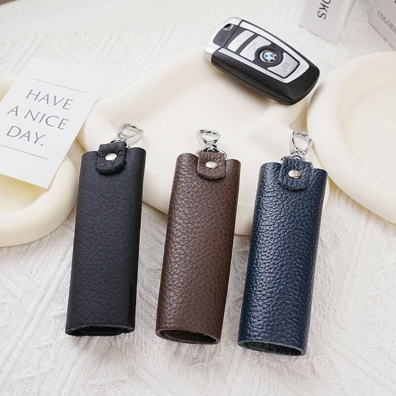 女鎖匙包 真皮鑰匙包 鑰匙套頭 鑰匙包 鑰匙皮套 男鑰匙包 牛皮鑰匙包  禮物 禮品 汽車鑰匙套 031