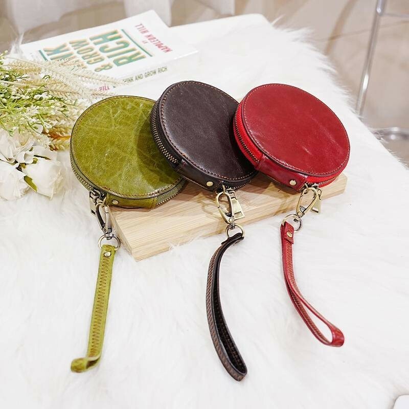 圓形零錢包 零錢包  零錢包女 真皮錢包迷你零錢包 錢包小皮包 可愛零錢包 皮革零錢包 學生錢包 生日禮物 082