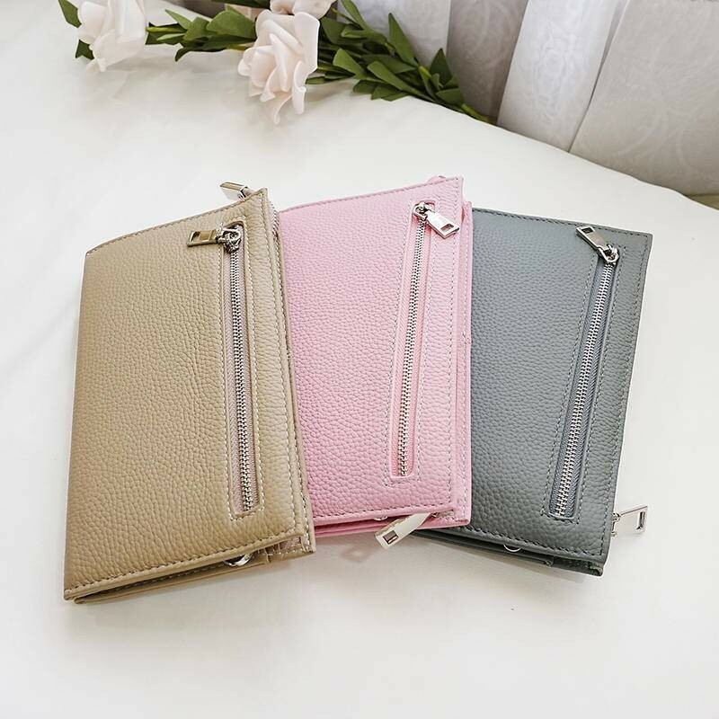 錢包女 皮夾 真皮錢包 錢包 長夾女生 手機包 牛皮包 晚宴包 高品質 手拿包 皮夾女 女生皮夾 長皮夾 大長夾 062