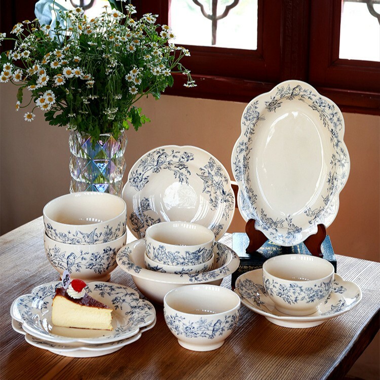 《5907》北歐復古陶瓷碗盤