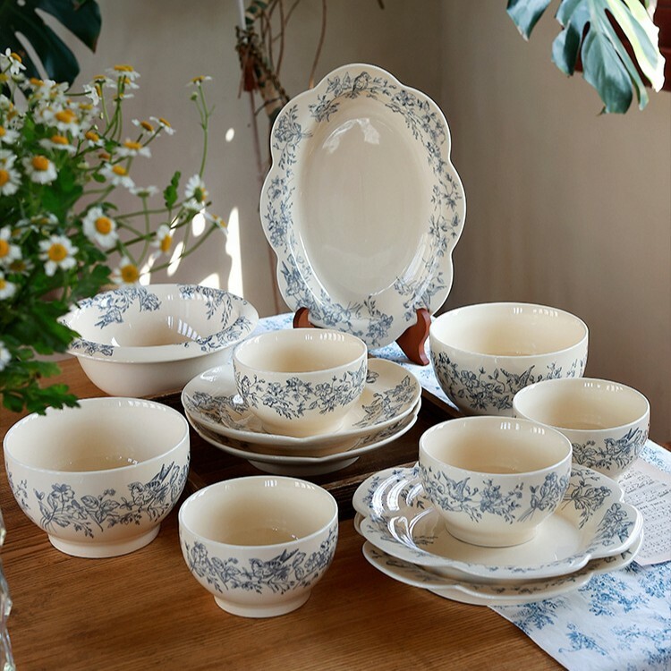 《5907》北歐復古陶瓷碗盤