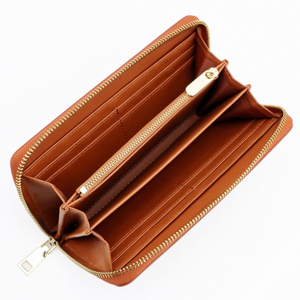 錢包 手機包 真皮錢包 長夾拉鍊錢包 荔枝紋錢包 長夾女生 女用長夾 男生長夾 零錢包 女牛皮皮包 錢包女長夾 084