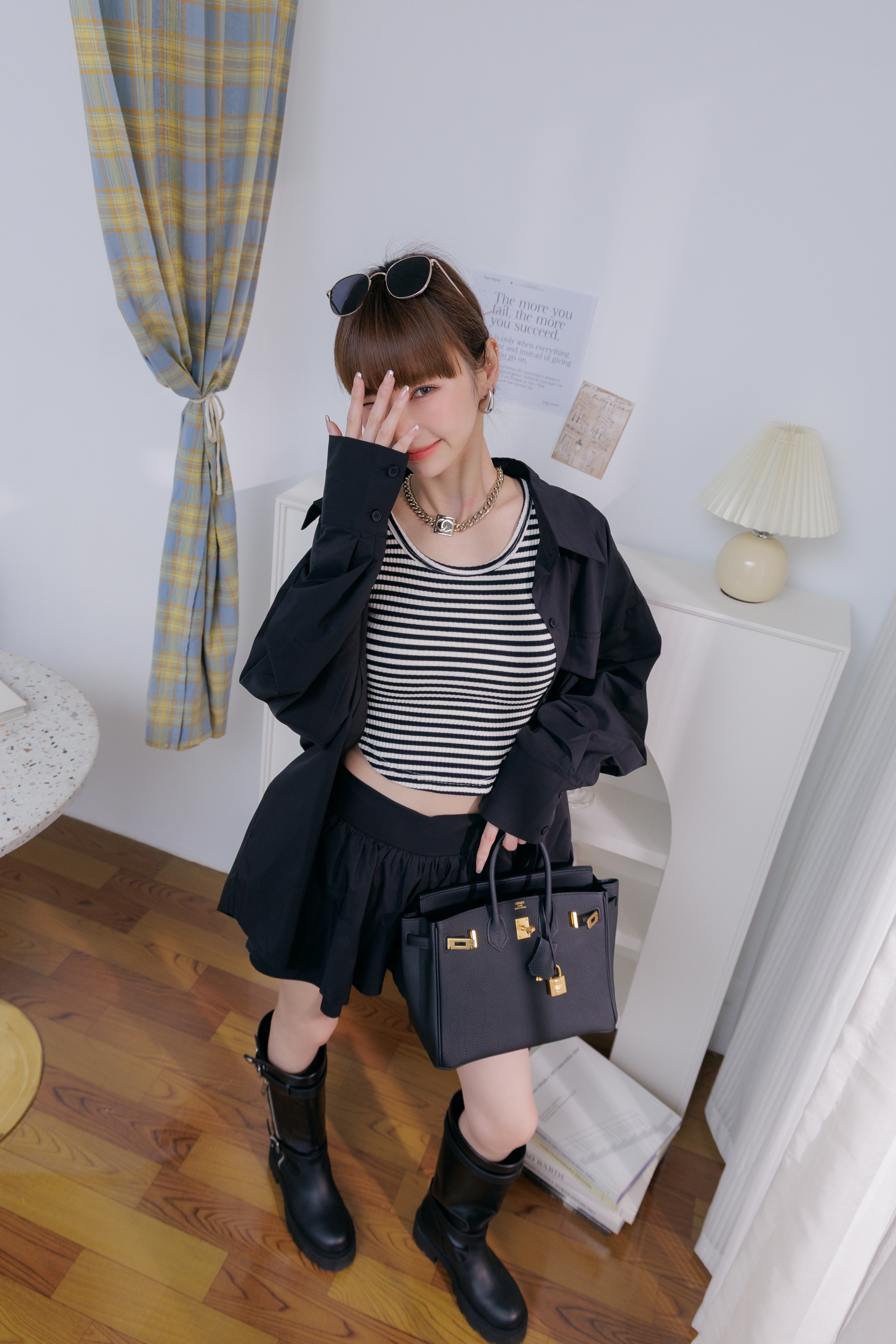 (現貨) 總監最愛的短版條紋背心A17