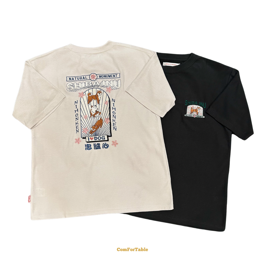 【日貨】SHIBAINU柴犬汗布短TEE