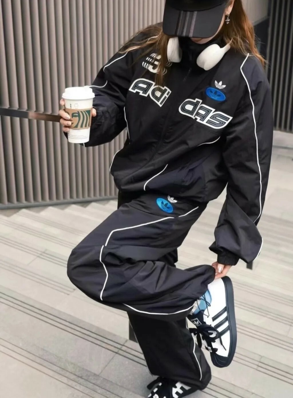 ADIDAS ORIGINALS 復古 賽車風 防風 透氣 立領 寬鬆 外套 JM8033