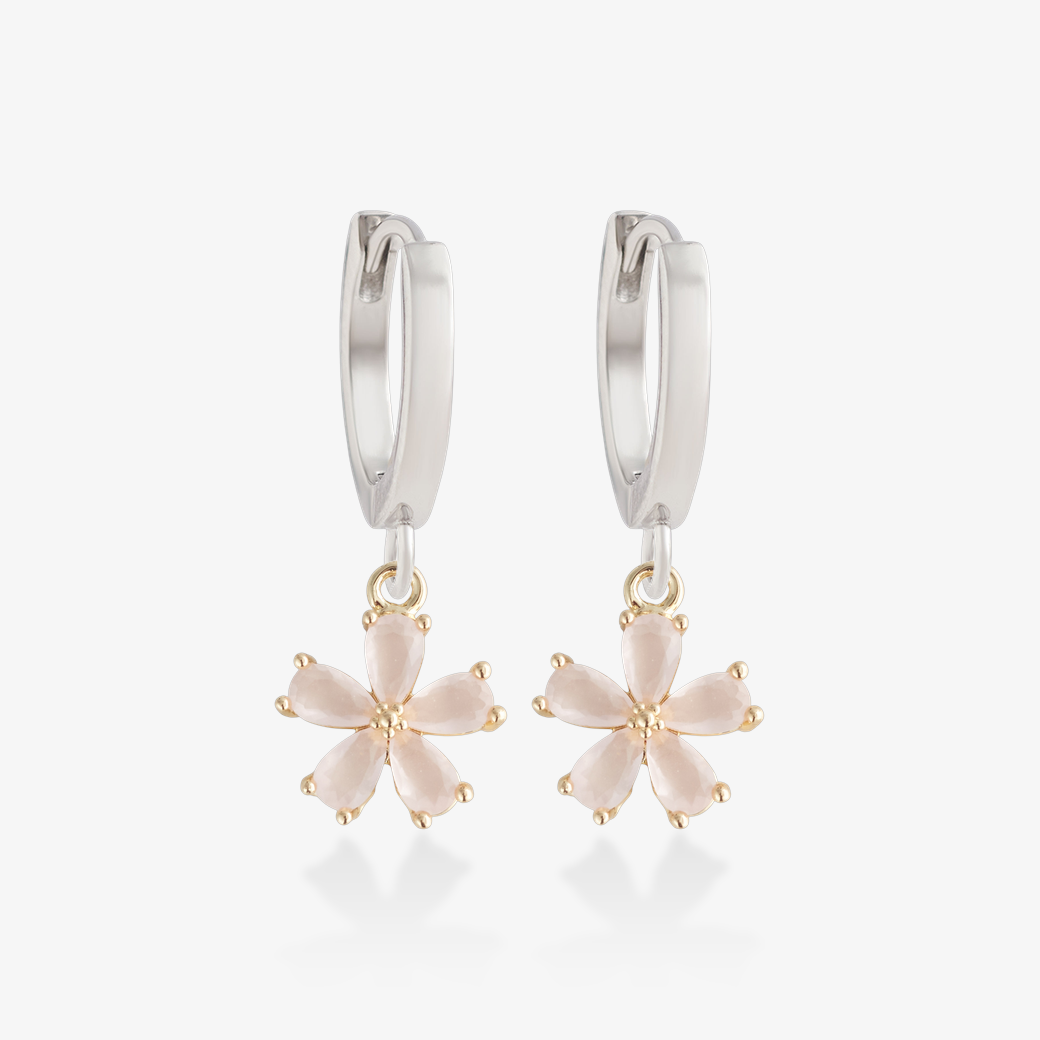 花朵．吊飾耳環