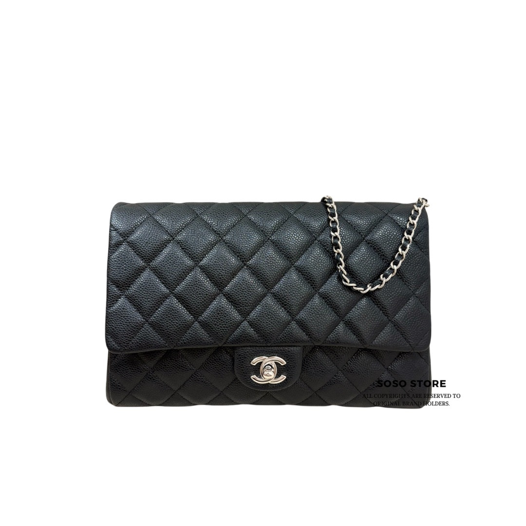 Chanel Timeless Clutch - Black / Shw