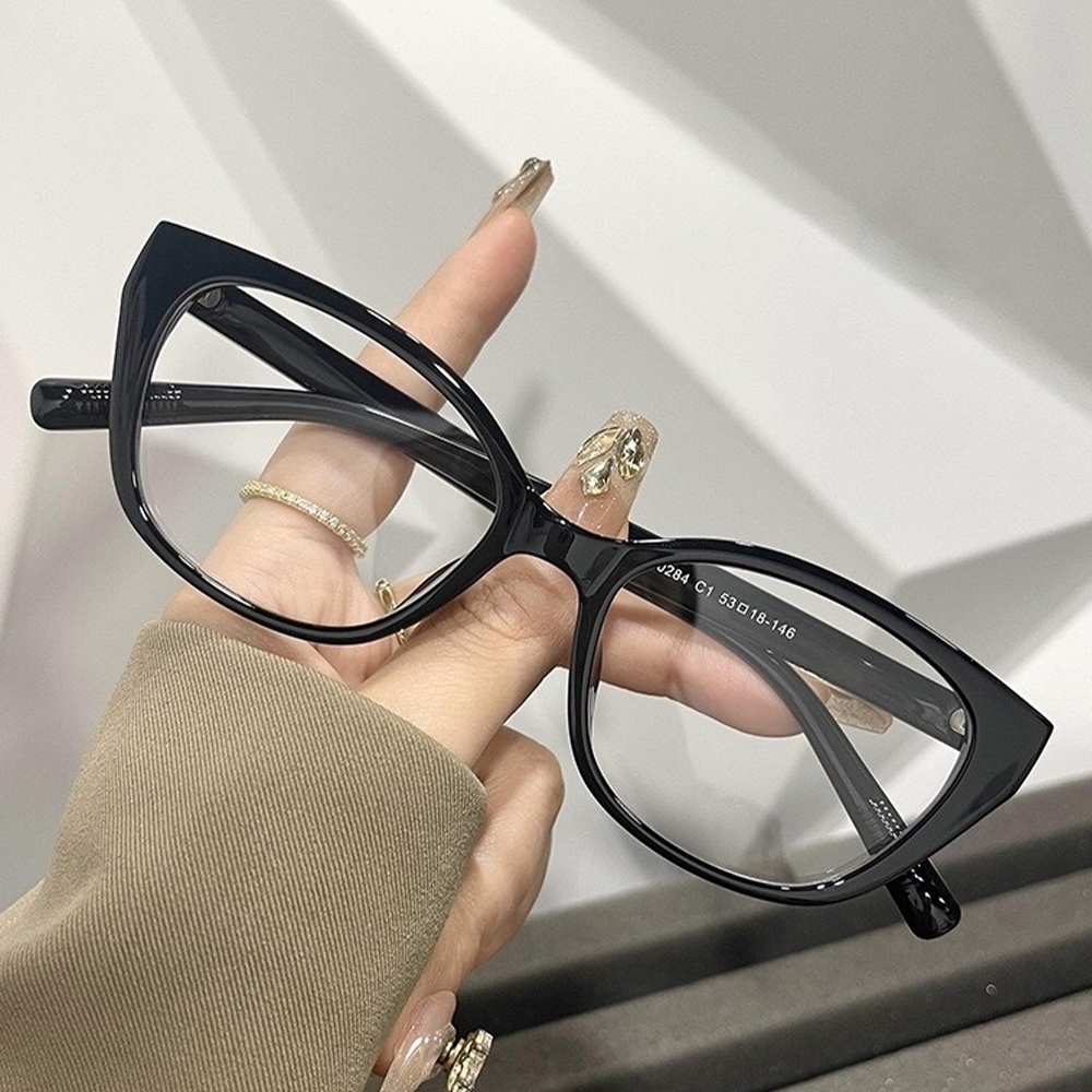 女生眼鏡 鏡框 眼鏡 無度數眼鏡 網紅款眼鏡 粗框眼鏡 素顏眼鏡 ins眼鏡 眼鏡女 眼鏡框 多邊形鏡框 復古風 022