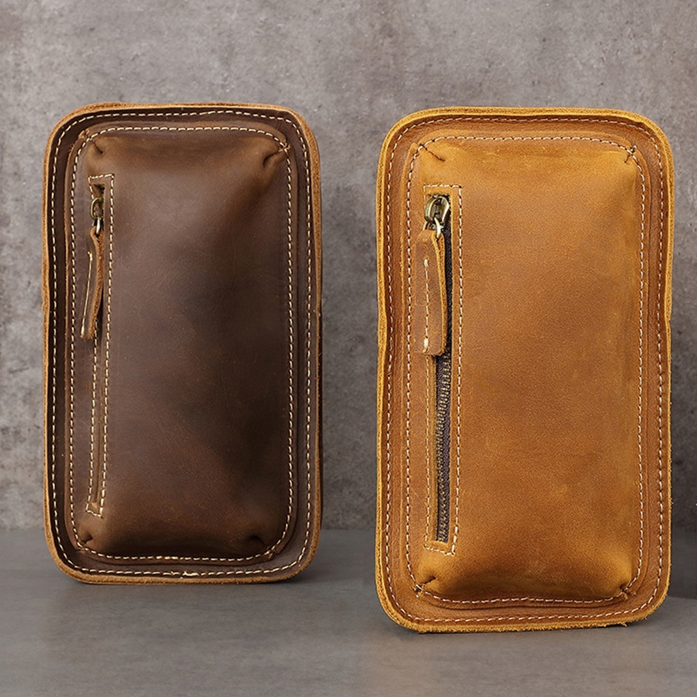 包包 小方包 斜背包 腰包 攜便包 男生小包包 牛皮腰包 真皮工具包 復古斜背包 皮帶腰包 牛皮手機包 生日禮物 072