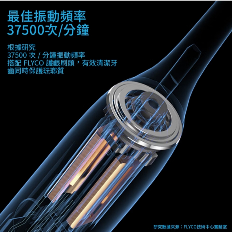 【樂森藥局】FLYCO 全方位潔淨音波電動牙刷 兩色可選 內含 旅行盒/刷頭/無線充電座