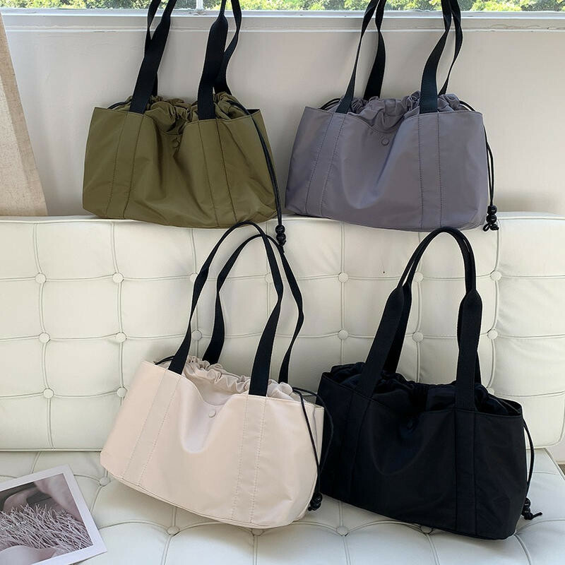 包包 肩背包 托特包 尼龍包包 休閒肩背包 大包包 大容量尼龍包 旅行袋 通勤托特包 水餃包 黑色包包 實用禮物 829