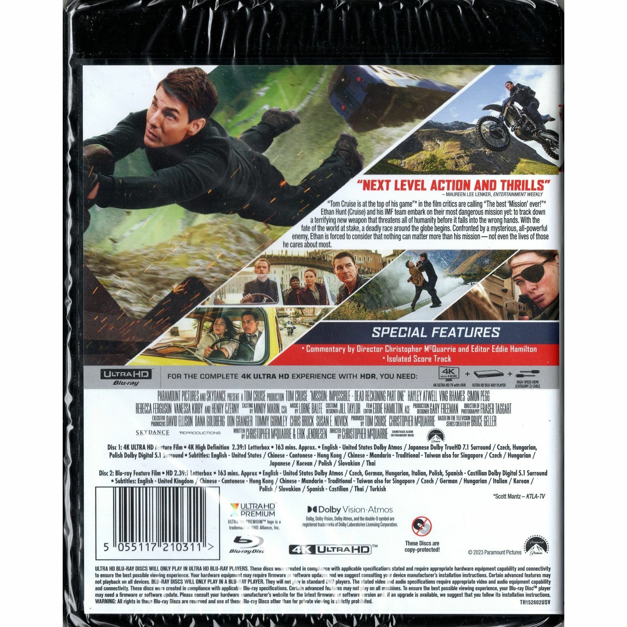 [斷貨] 職業特工隊：死亡清算上集 (2023) (4K Ultra HD + Blu-ray)