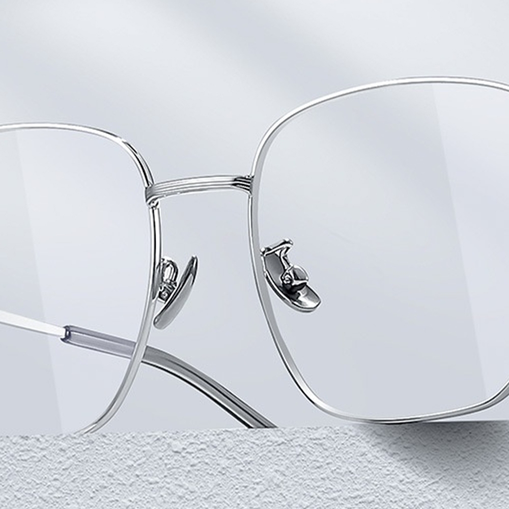 眼鏡 眼鏡架 眼鏡框 鈦架鏡框 近視眼鏡架 大鏡框 細框眼鏡 小臉神器 六邊形眼鏡 玫瑰金眼鏡 可換鏡片 小禮物 009