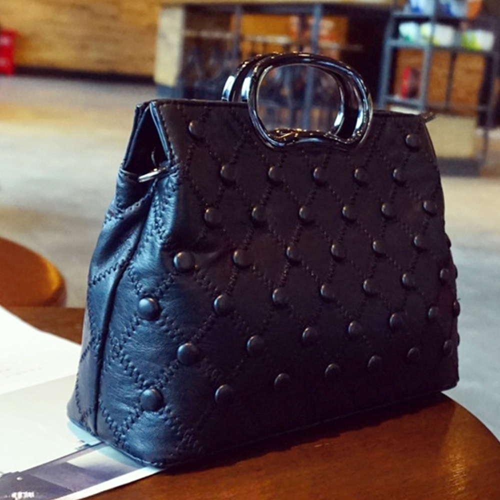 包包 手提包 口金包 鍊條包 斜背包 大容量手提包 鍊條斜背包 菱格紋包包 小香風包包 個性皮革包 精品包 禮物 809