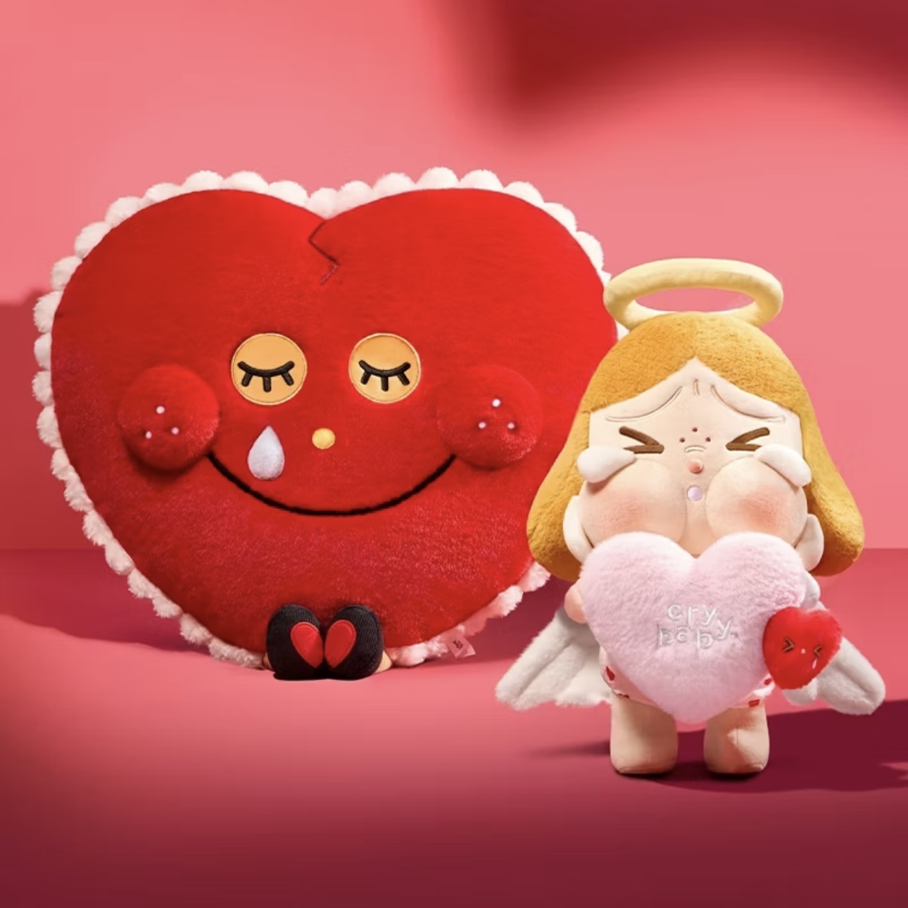 POPMART泡泡瑪特 CRYBABY 哭娃 發光娃娃 毛絨禮盒系列 愛神的眼淚/代購