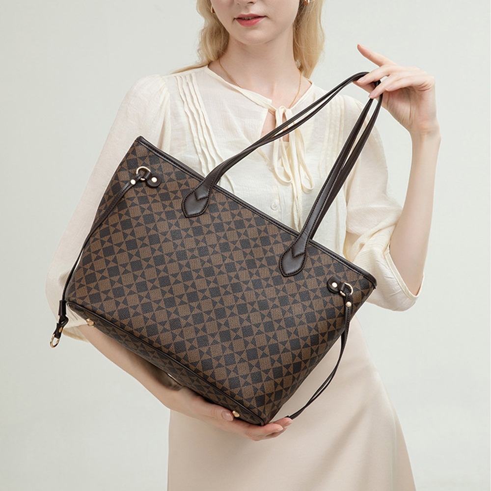 包包 托特包 肩背包 經典包包 印花托特包 老花包包 子母包 媽媽包 棋盤格包包 大容量托特包 通勤包包 禮物 723