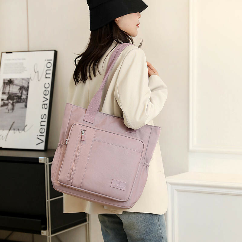 包包 托特包 肩背包 尼龍包 防潑水包包 耐髒包包 通勤包 手提包 大容量托特包 輕便托特包 黑色包包 生日禮物 716