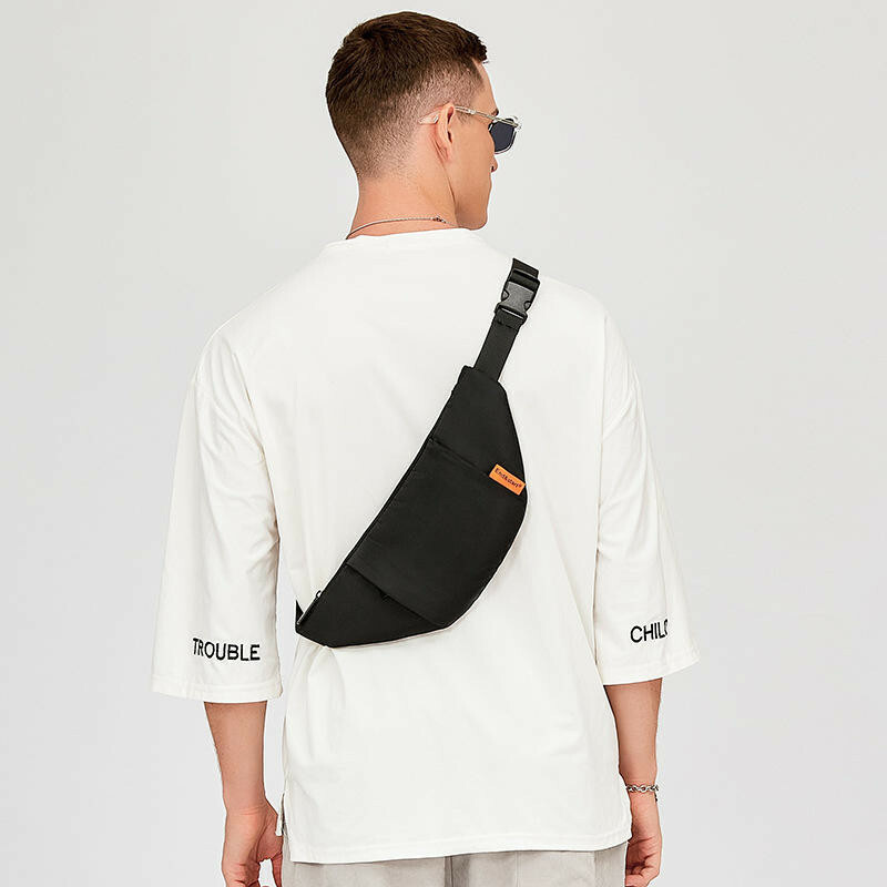 包包 斜背包 腰包 胸包 運動腰包 男生包包 防潑水包包 黑色胸包 攜便包 多功能背包 日系包包 男生胸包 禮物 322