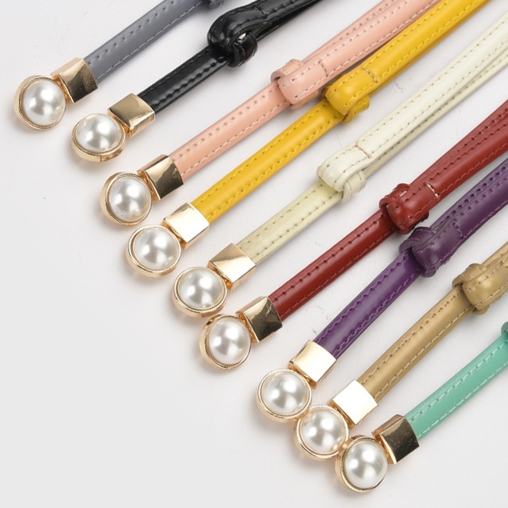 腰帶 皮帶 珍珠腰帶 伸縮腰帶 細腰帶 洋裝腰帶 女皮帶 毛衣腰帶 小眾皮帶 收腰皮帶 復古皮帶 牛皮皮帶 禮物 015