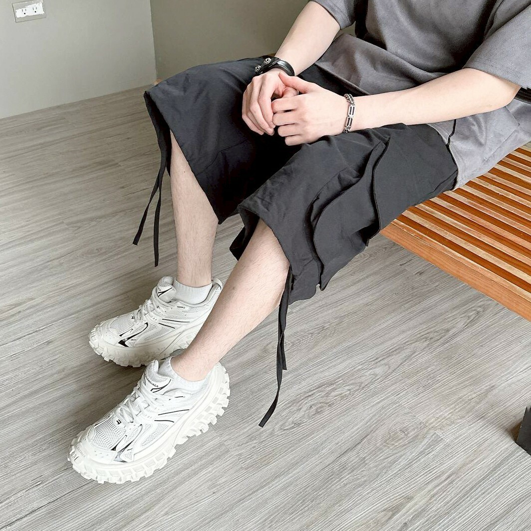 六分工裝短褲（3colors）