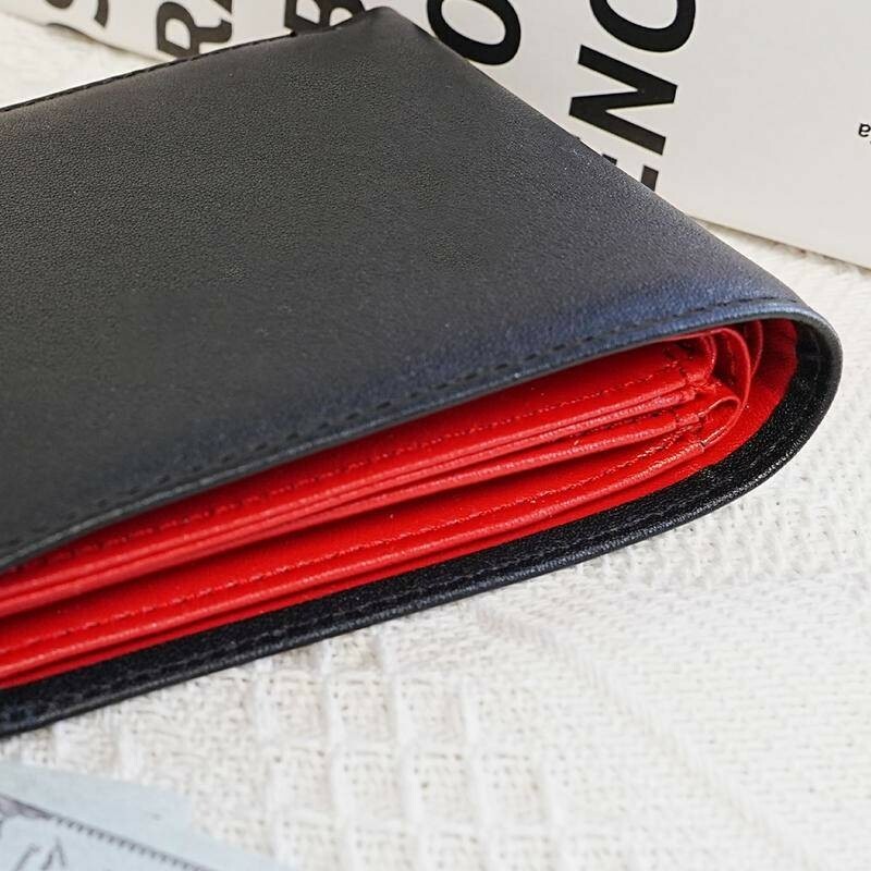 牛皮短夾 男生皮夾 男短夾 多卡位短夾 頭層牛皮 短夾 超大容量 皮夾  真皮短夾 男皮包 皮夾男短夾 男士短夾 009