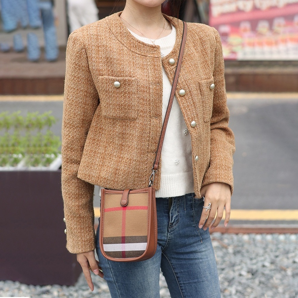 女包包 斜背包 側背包 帆布包 手機包 便攜包 蹦迪包 格子帆布包 真皮斜背包 女生小包包 經典包包 生日禮物 708