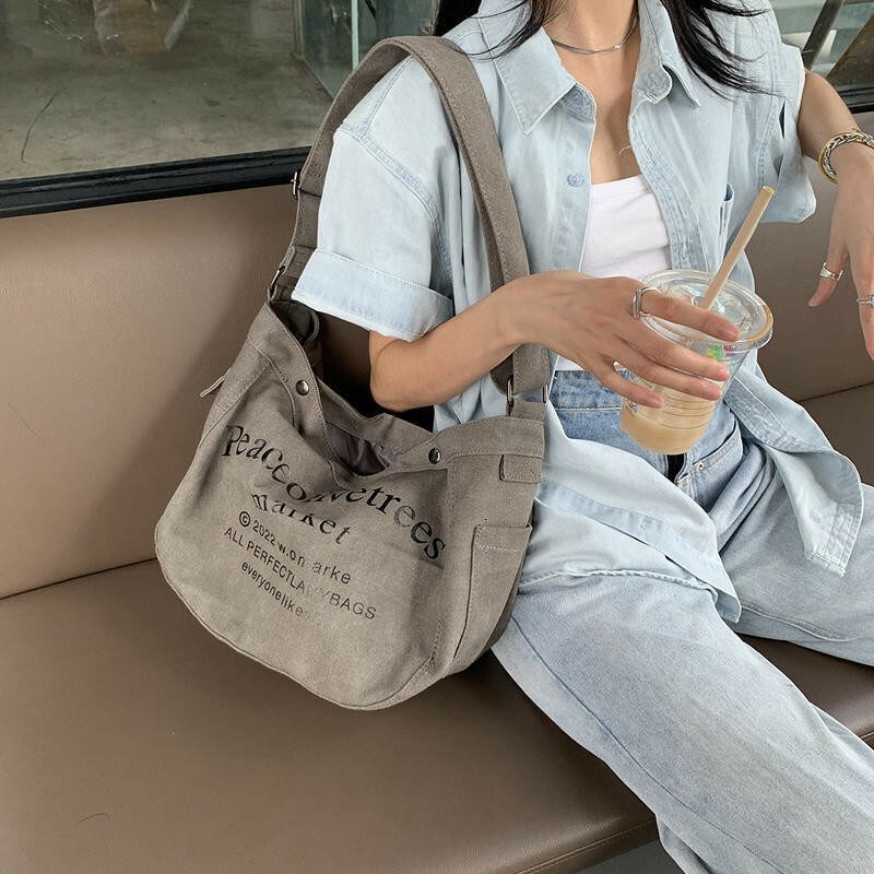 包包 帆布包 斜背包 托特包 大容量托特包 帆布托特包 大學生斜背包 帆布大包包 束口斜背包 男包包 女生禮物 703