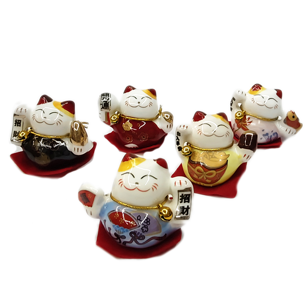 招財貓 五小福1套【十方】146928