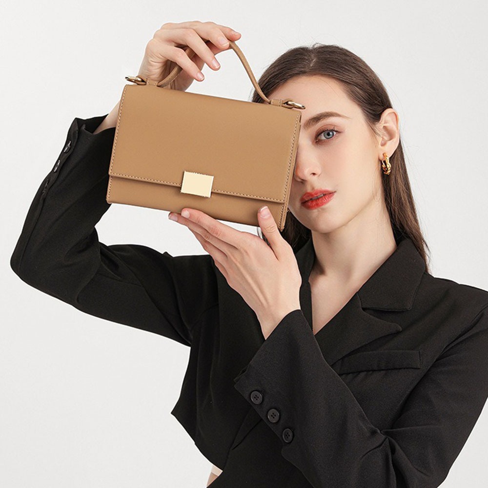 包包 小方包 手提包 斜背包 小包包 個性包包 簡約百搭包 黑色女包 小眾包包 手提小方包 皮革斜背包 女生禮物 652