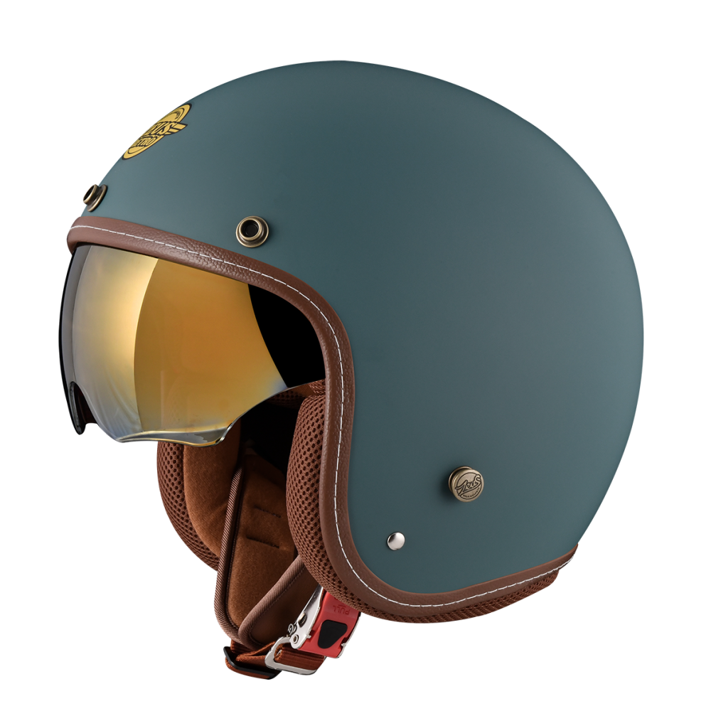 ZEUS 388AH 素色 復古帽