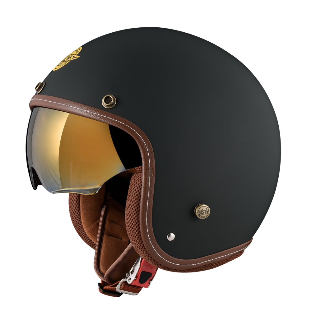 ZEUS 388AH 素色 復古帽