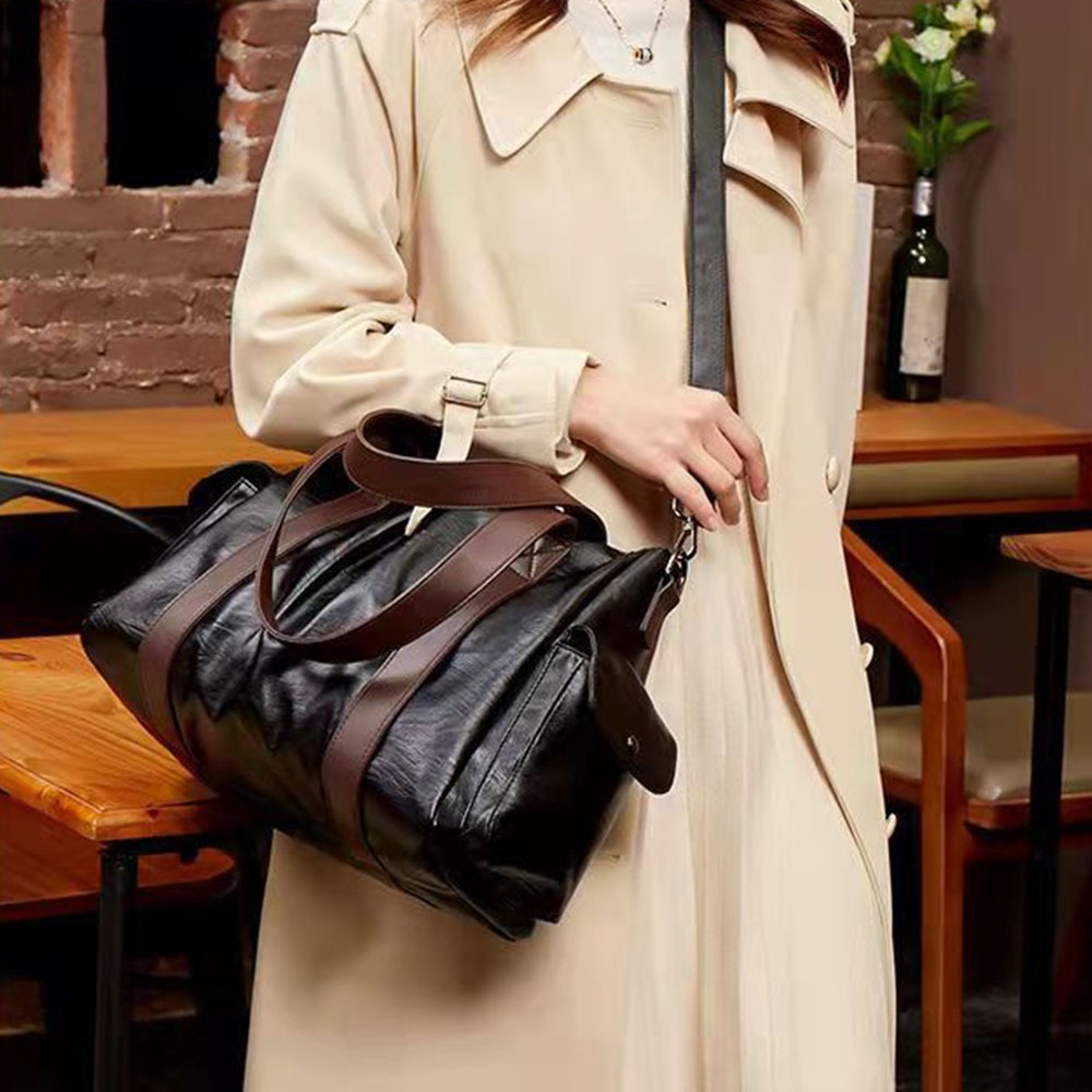 包包 托特包 手提包 側背包 大容量肩背包 歐美女包 黑色包包 大容量托特包 軟皮托特包 斜背手提包 送女生禮物 649