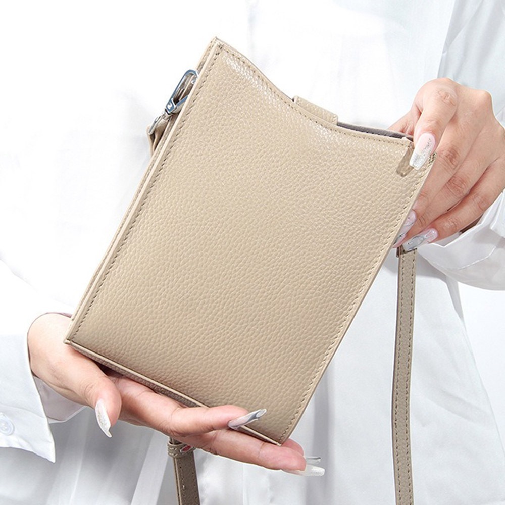 包包 真皮手機包 牛皮斜背包 日系小包包 斜背手機包 攜便包 散步包 多卡層小背包 白色側背包 女生包包 禮物 135