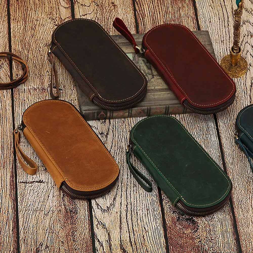 包包 筆袋 鉛筆袋 文具包 多功能筆袋 筆插 真皮筆袋 復古筆袋 鋼筆收納包 極簡筆袋 鋼筆盒 小禮物 針筆筆袋 078