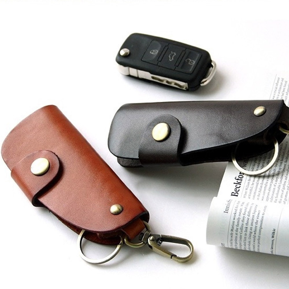 包包 真皮鑰匙包 腰包 掛腰包 掛包 汽車鑰匙包 復古鑰匙包 鑰匙收納包 牛皮收納包 生日禮物 新車禮物 送禮 075