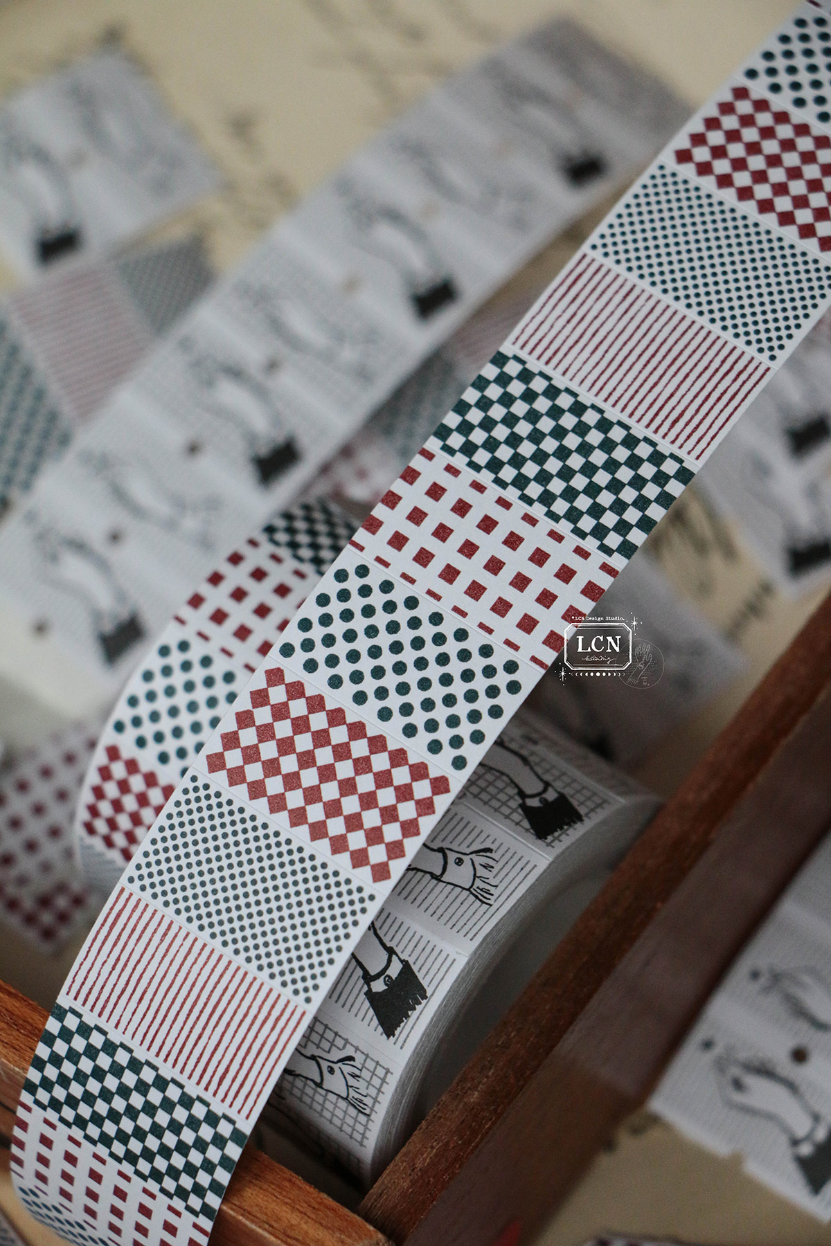 Preorder - LCN Design Studio 2025 Spring new release - Label Stickers - Pattern