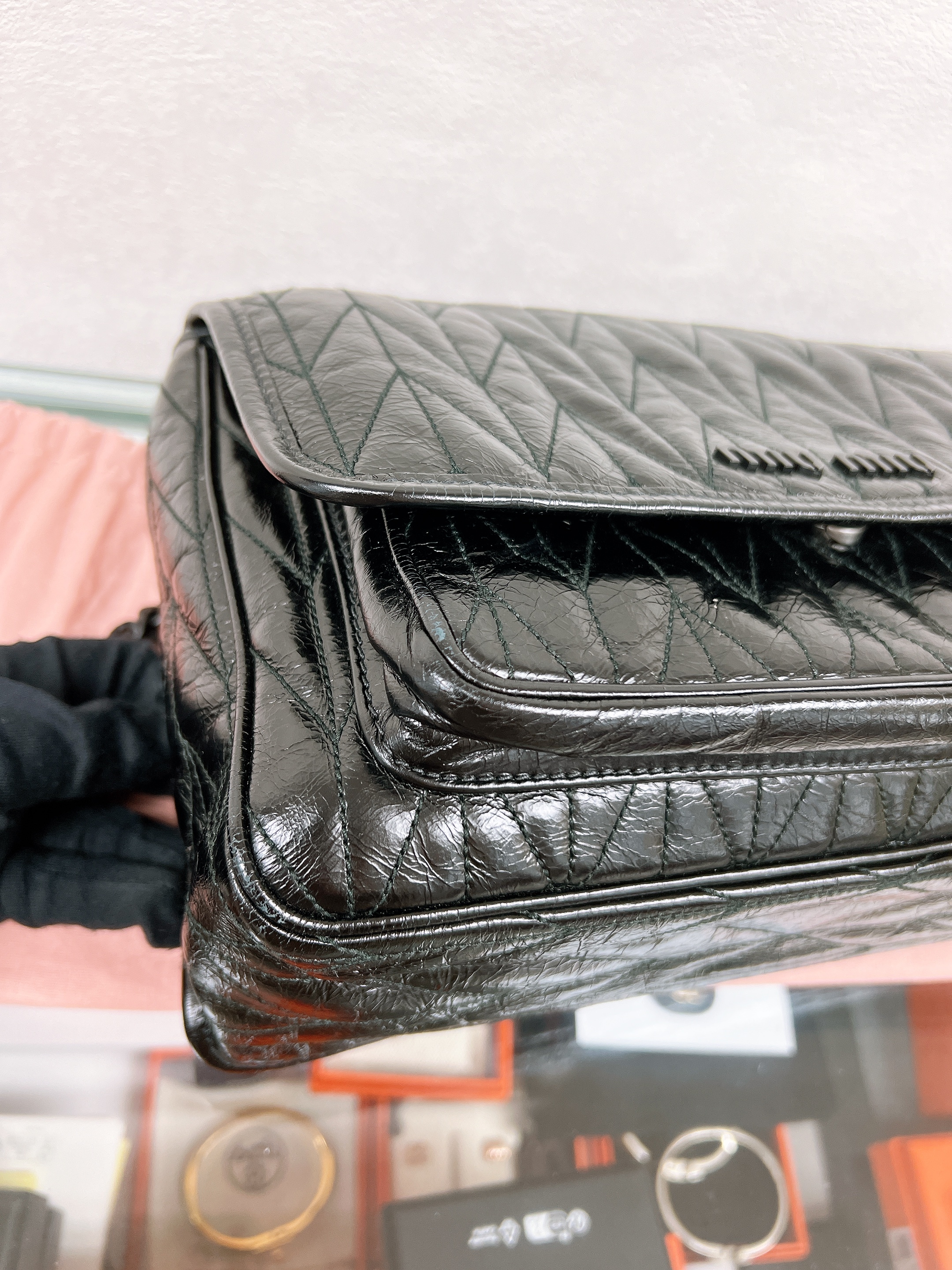 Miu Miu chain bag black