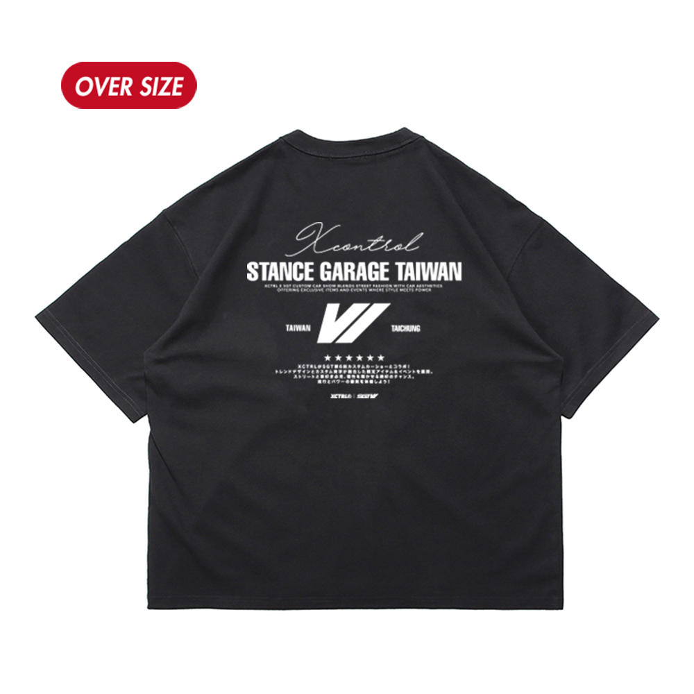 XCTRL x SGT6聯名LOGO短T-黑