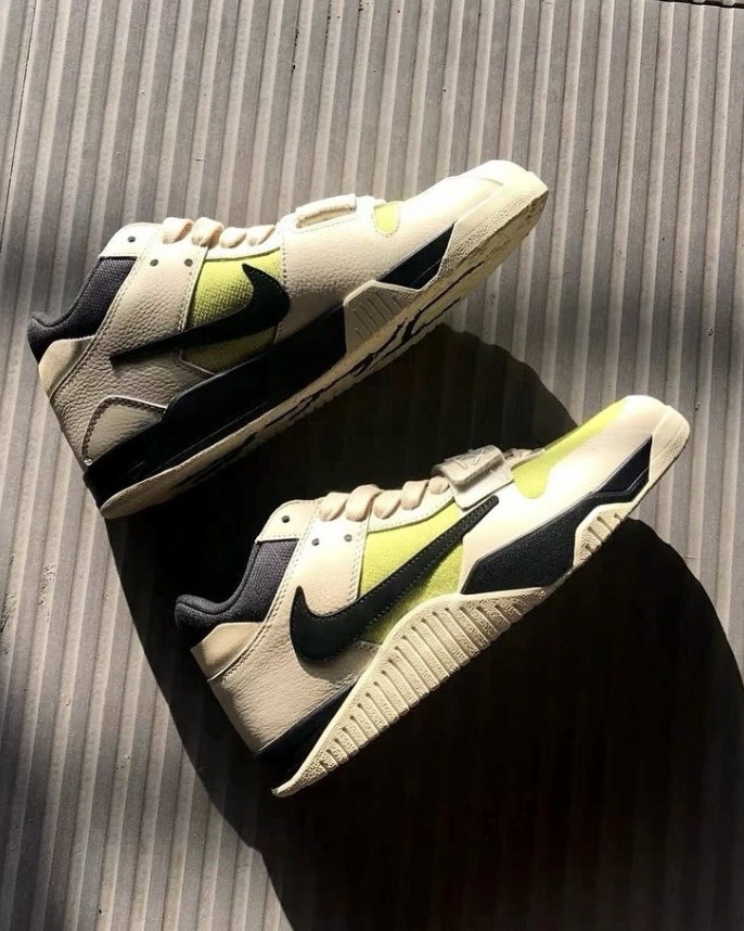 Travis Scott x Jordan Jumpman Jack TR “Bright Cactus” 螢光黃 倒勾 帆布