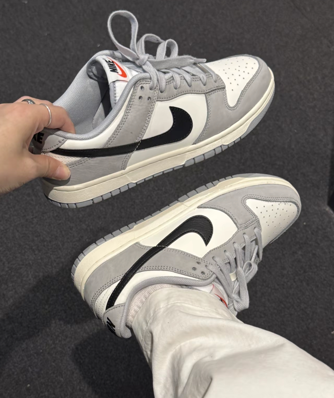 【APAIR】預購 Nike dunk low 灰黑 新煙灰 奶油底 IB3079-101