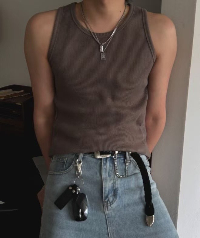 正韓➸設計感爆炸背心