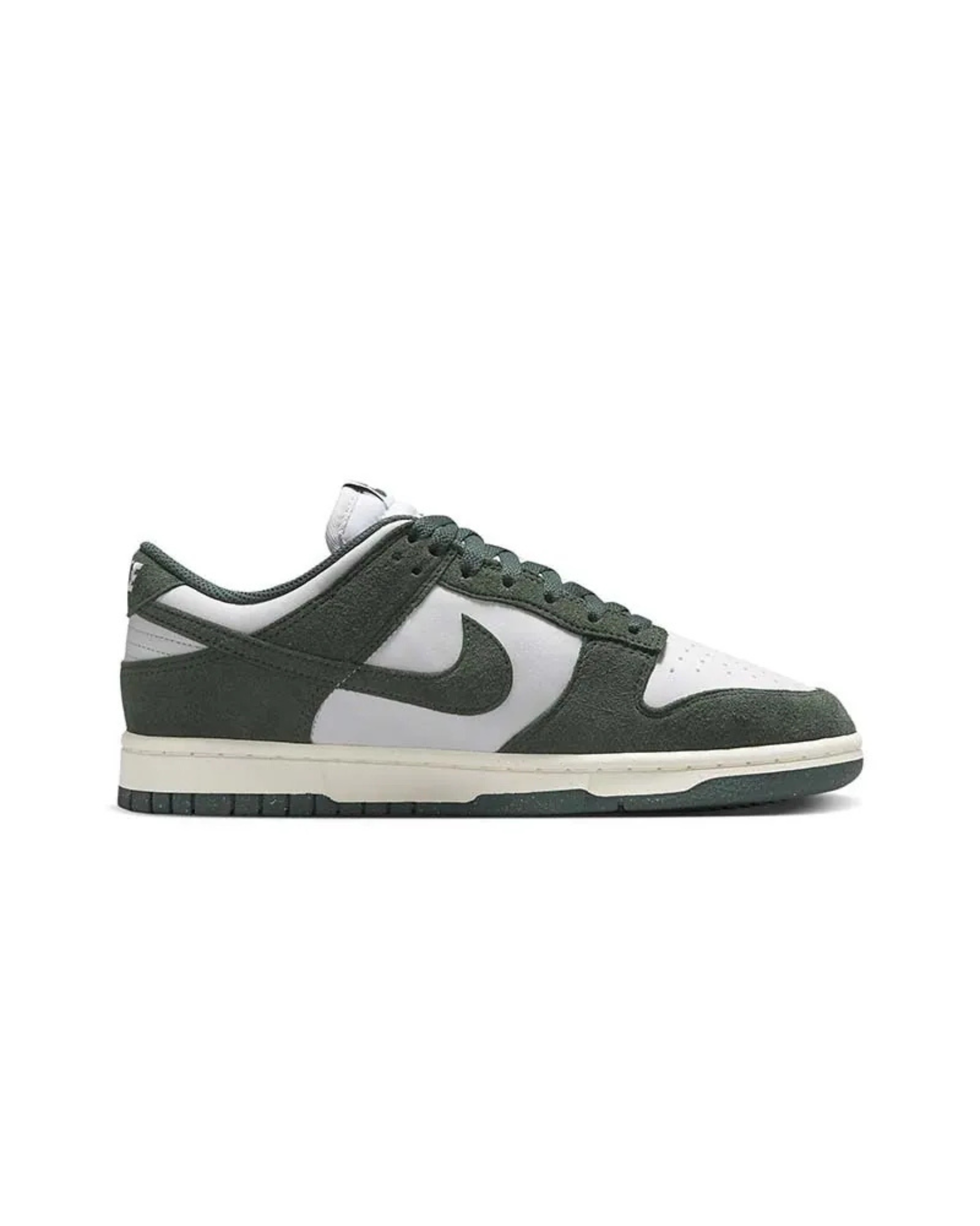 Nike Wmns Dunk Low 休閒鞋 麂皮 低筒 深綠白 女款 HJ7673-002