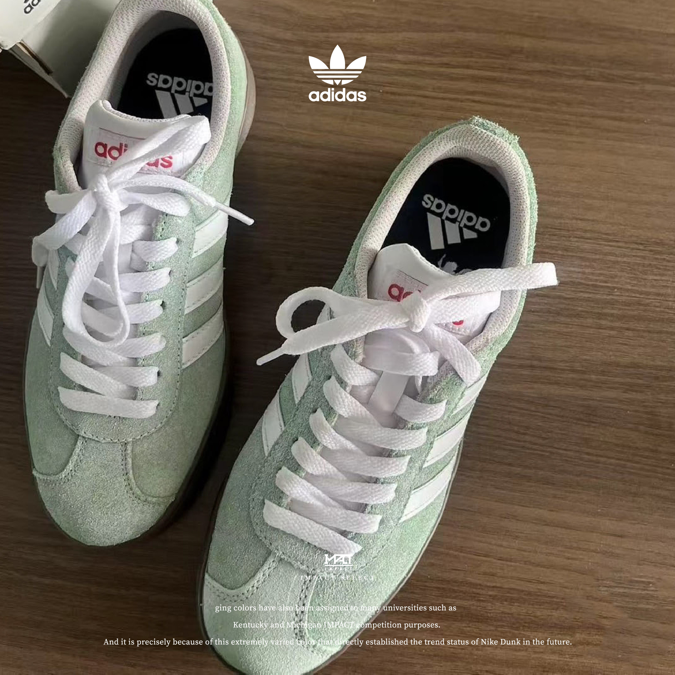 【訂製款】adidas neo VL Court 2.0 綠野仙蹤 貓貓蹤跡 薄荷綠