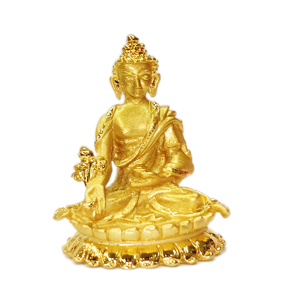 藥師佛{鎏金}高6公分【十方】128538