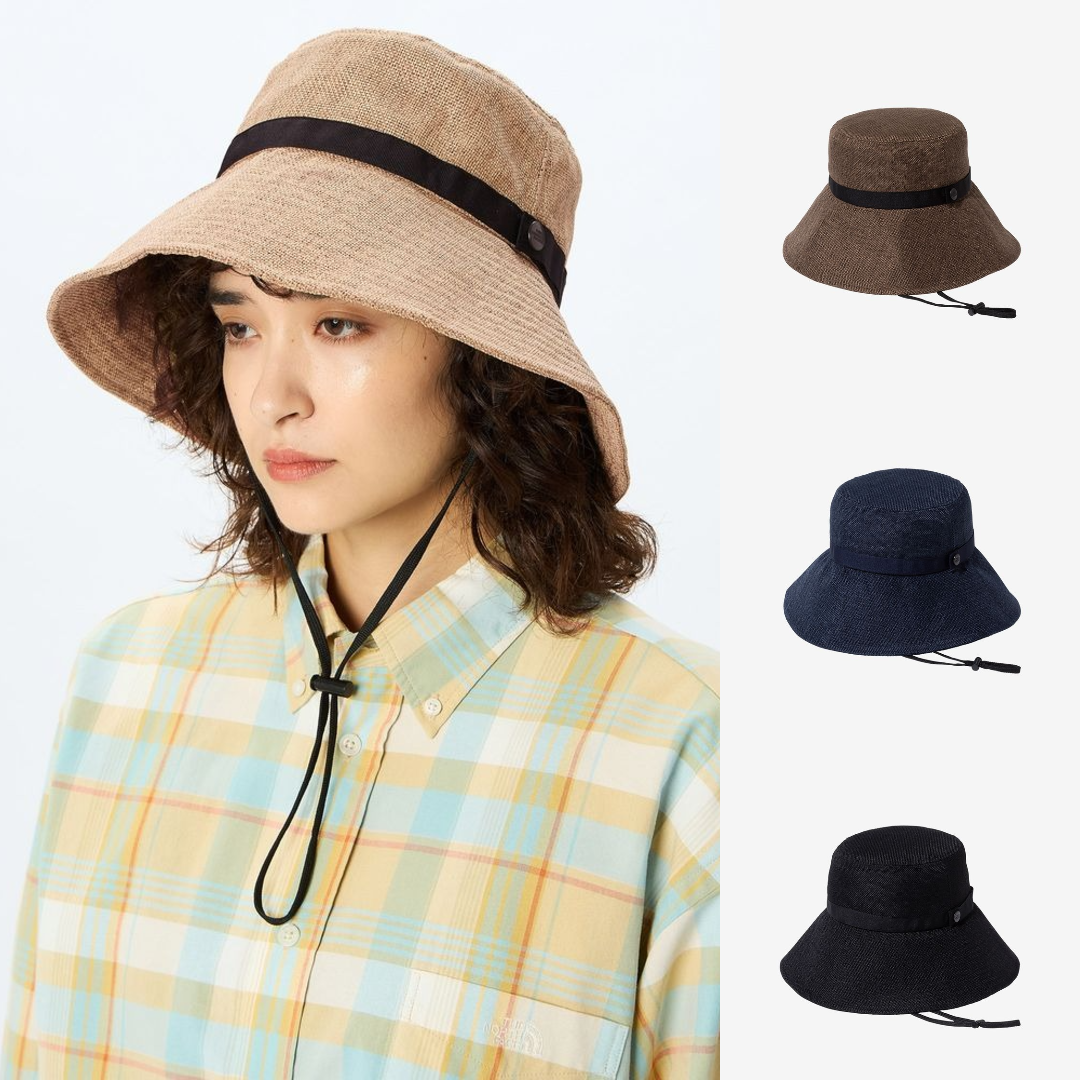 預購┃日本 大人款 THE NORTH FACE HIKE BLOOM HAT 折疊 草帽 長帽簷 寬帽簷