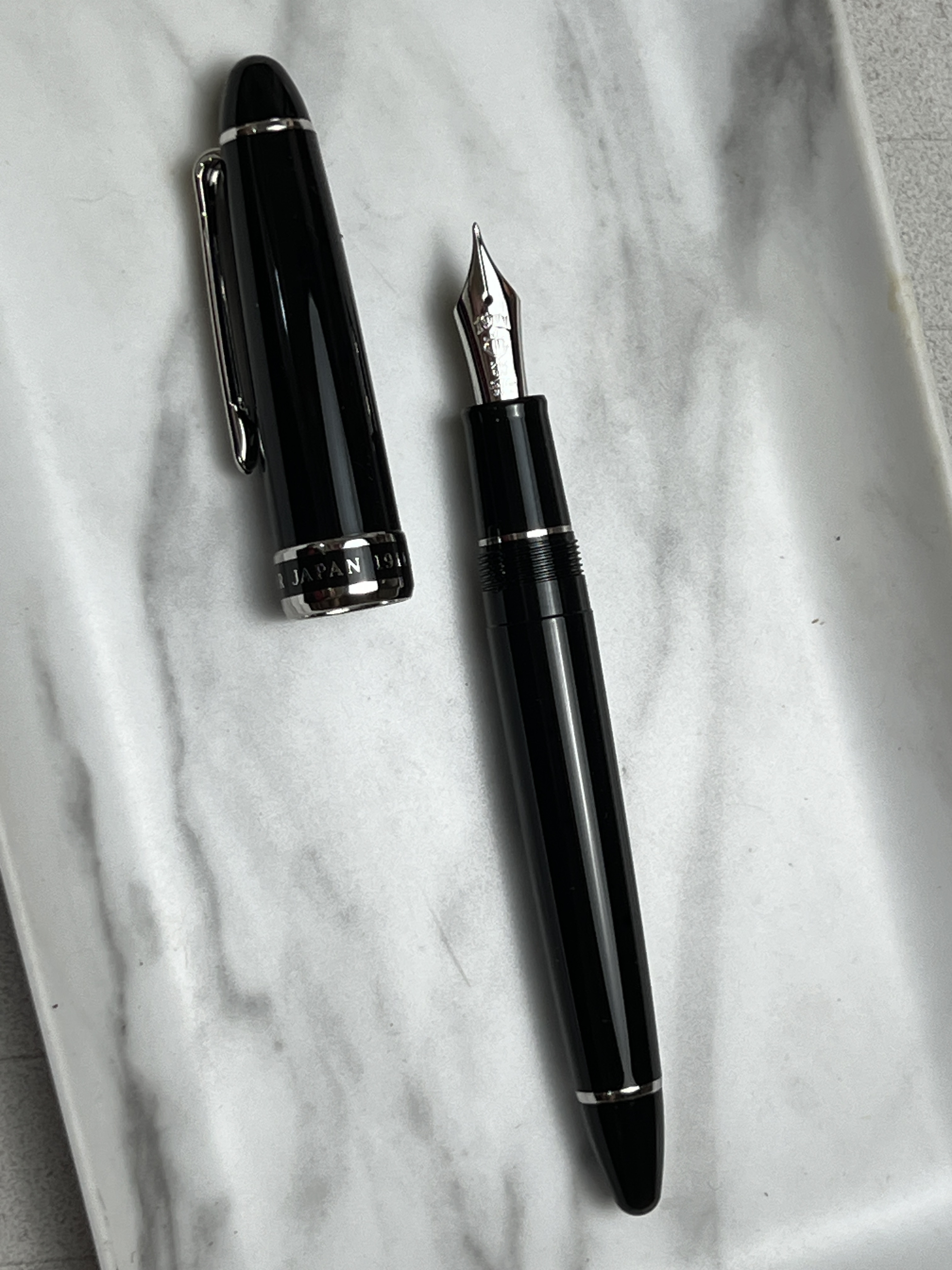 寫樂 SAILOR｜新款 PG 單層長刀研 21K銀尖鋼筆(銀夾銀尖) -NMF尖