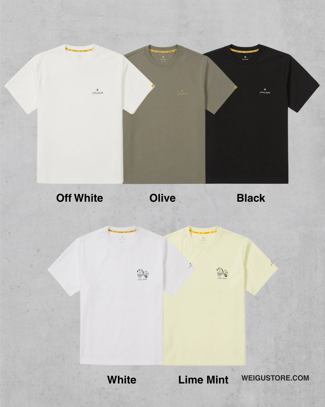 【預購】Snow Peak X Kakao Friends 聯名限定 Ryan & Chunsik Short Sleeve T-Shirt 短T