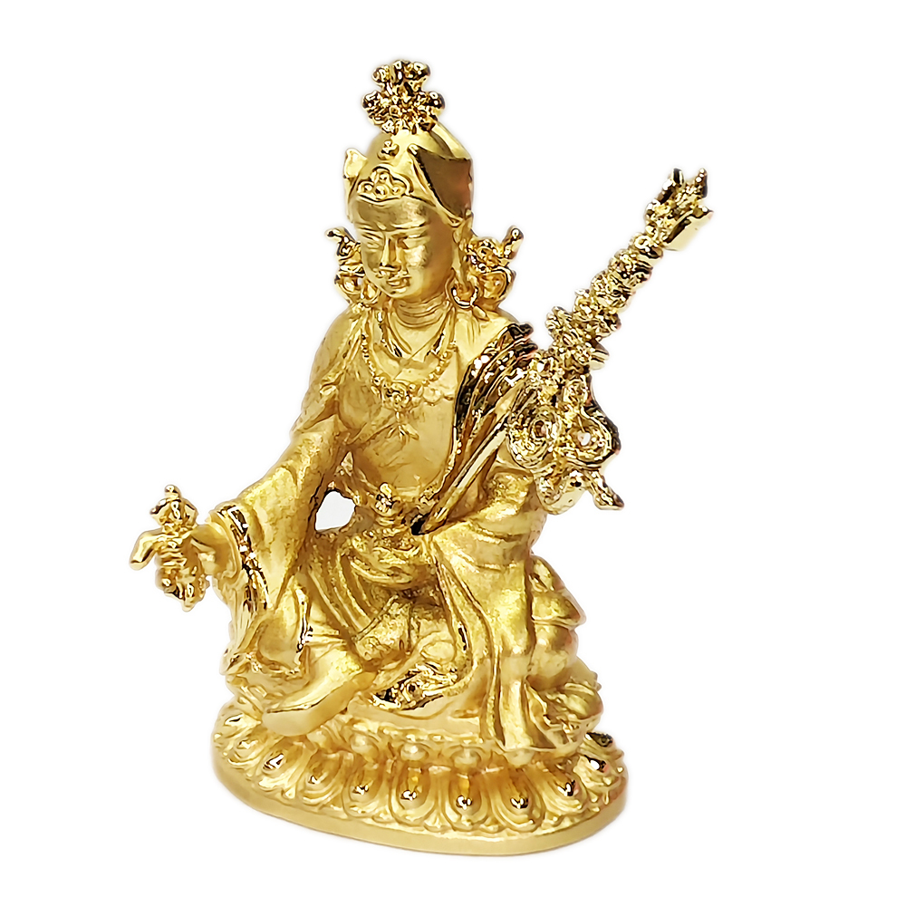 蓮花生大士{鎏金}高7.3公分【十方】146941