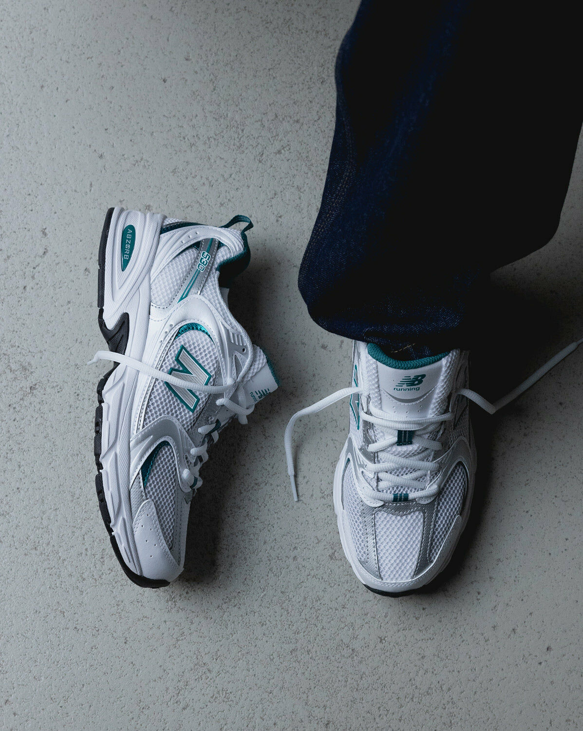 現貨特價出清┃new balance MR530AB NB530 530 白綠 復古 慢跑鞋